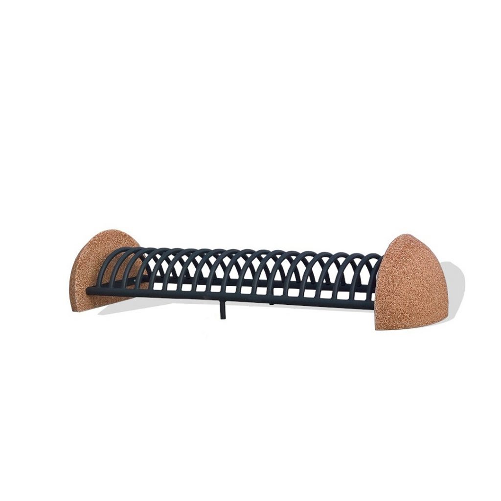 Portabici con supporti in cls bianco 109