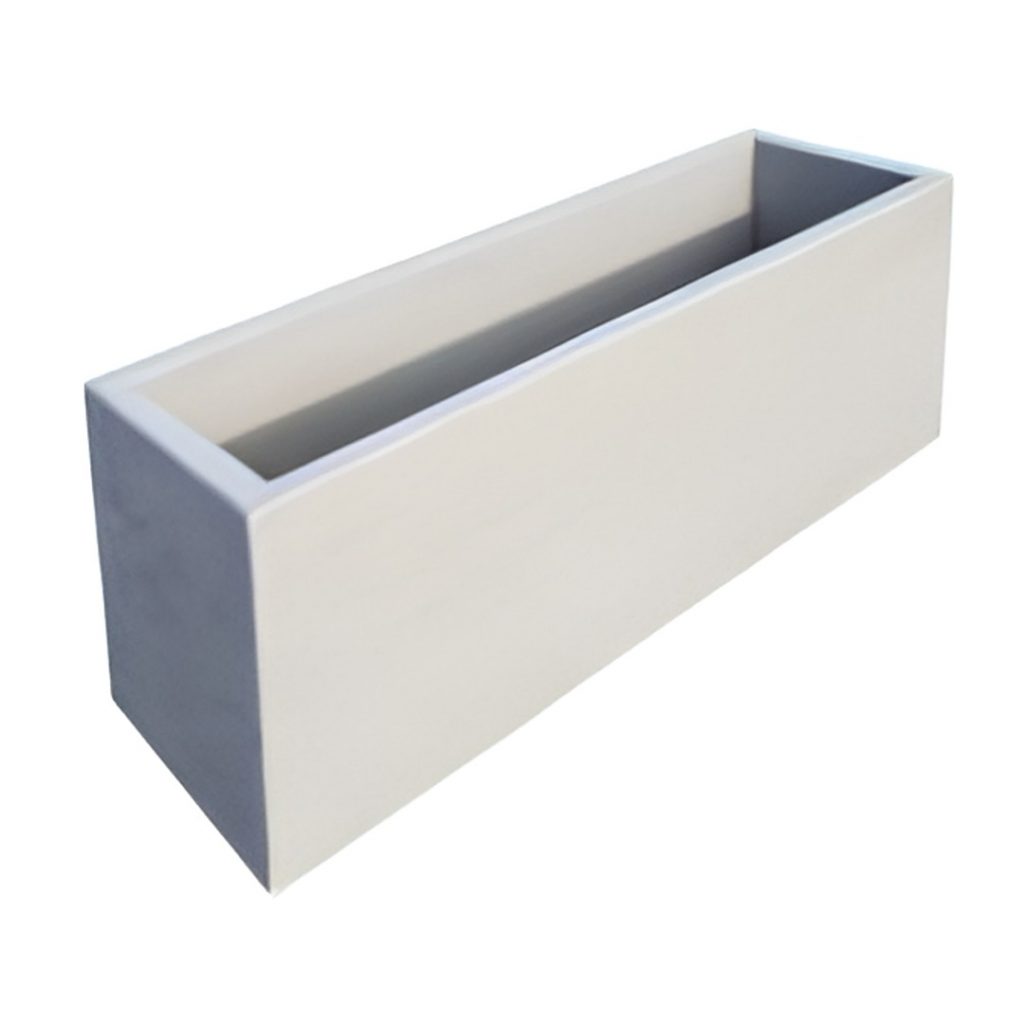 Fioriera in cls 120x40x50 grigio - 101