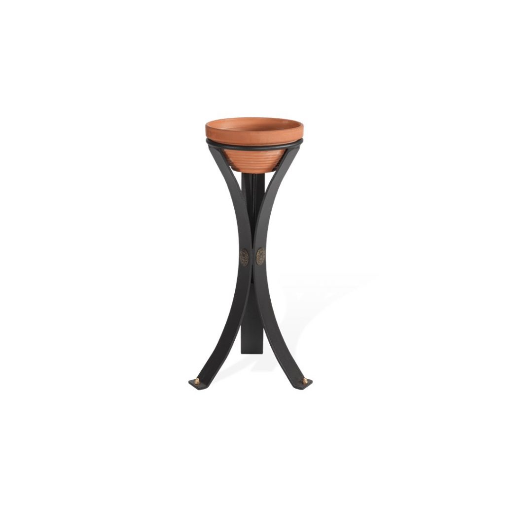 Posacenere in metallo e terracotta 248