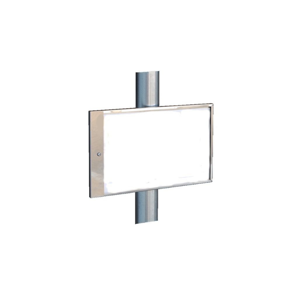 Tabella inox monofacciale 391