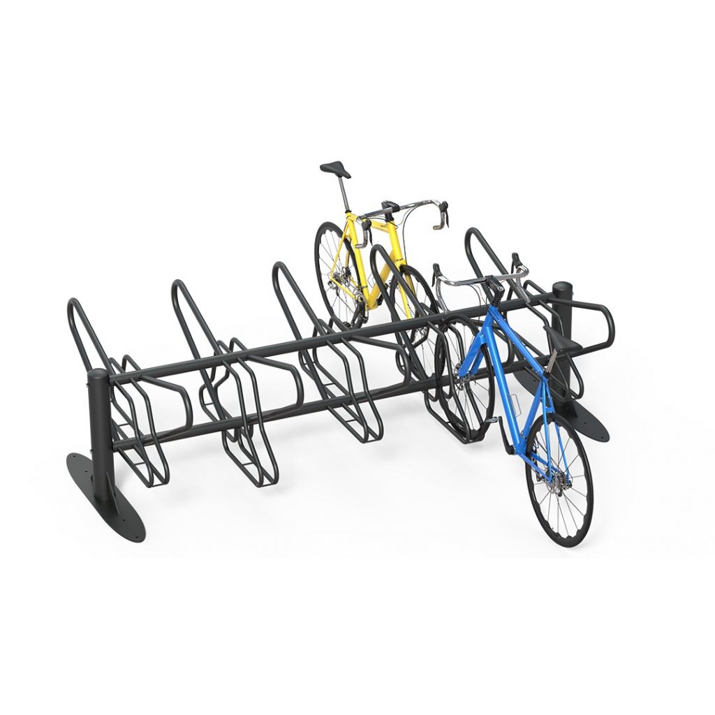 Portabici bifacciale con piastre 386