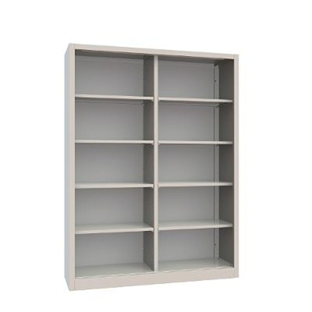 Armadio a giorno con 1 vano e 4 ripiani rinforzati 120x60x200h cm 210