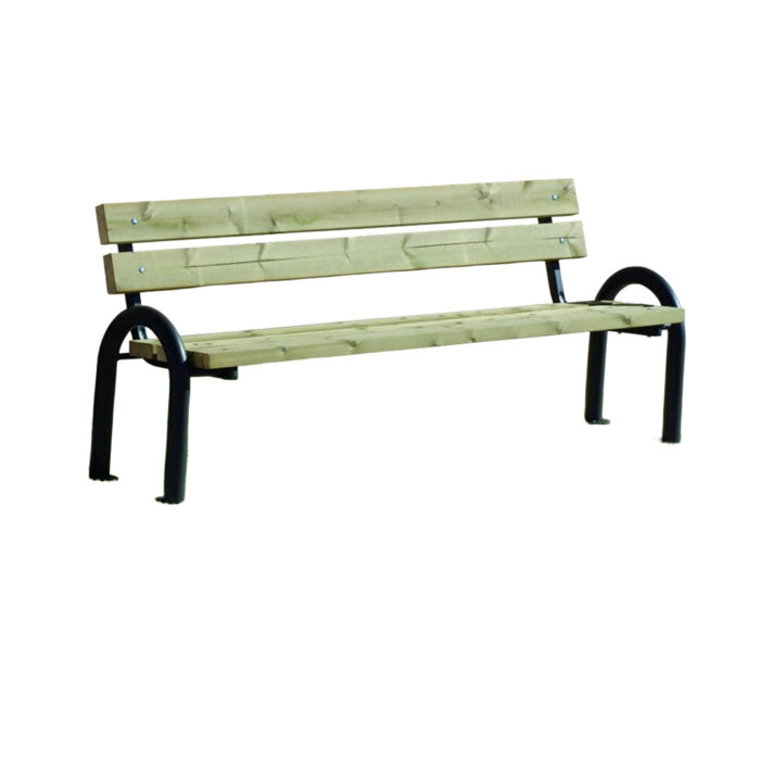 Panchina in legno esotico - edfa405es