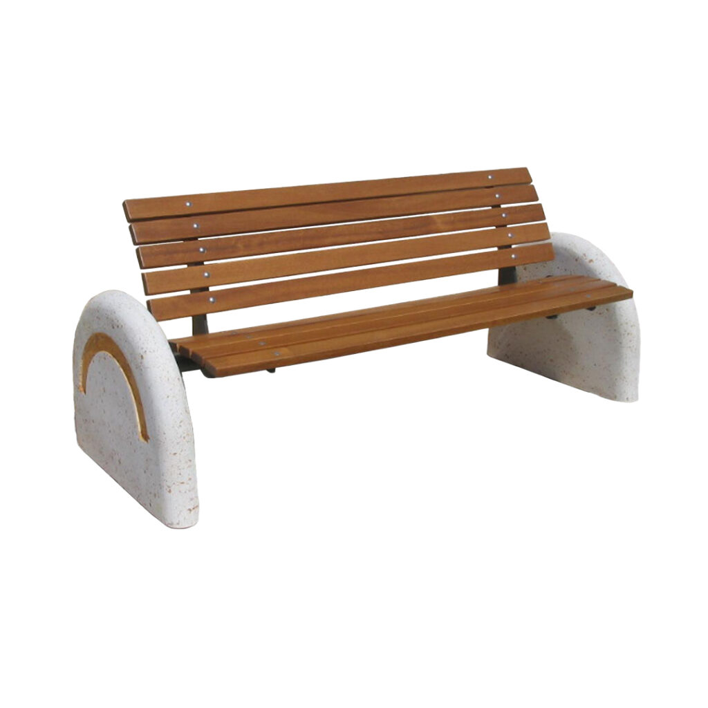 Panchina con supporti rettangolari - edfa431r