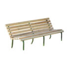 Panchina in legno 3 supporti - EDFA432