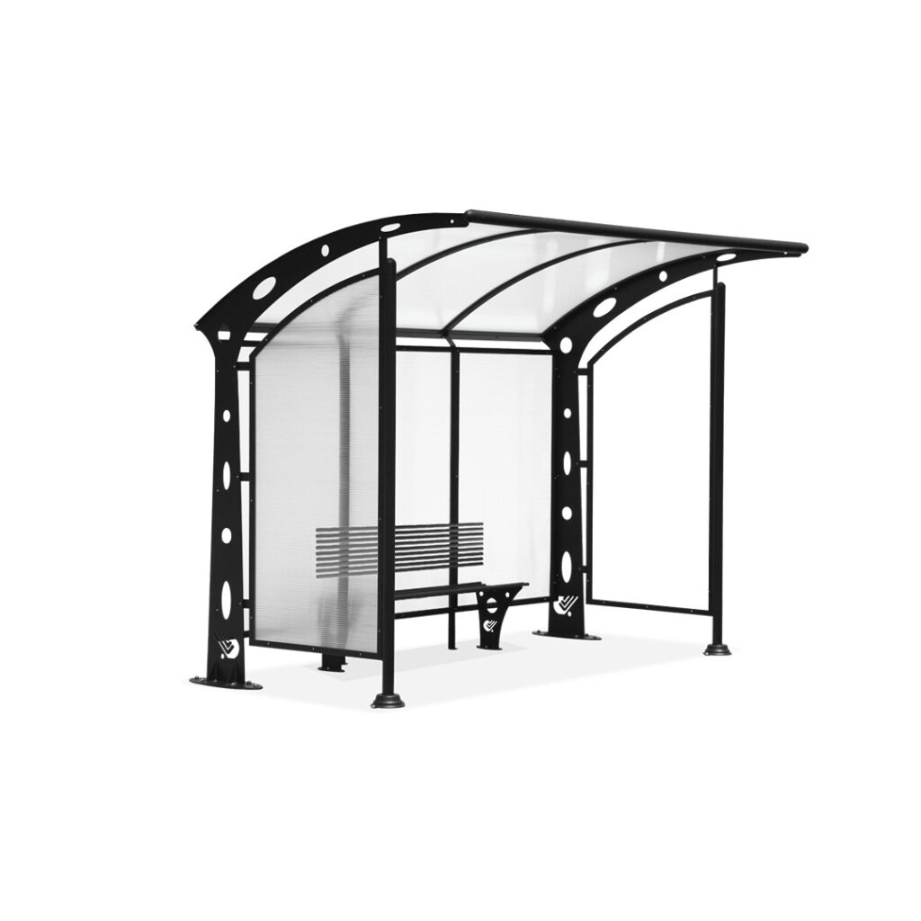 Pensilina con parete laterali - ECD231B