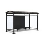 Pensilina con parete laterali - ECD447B