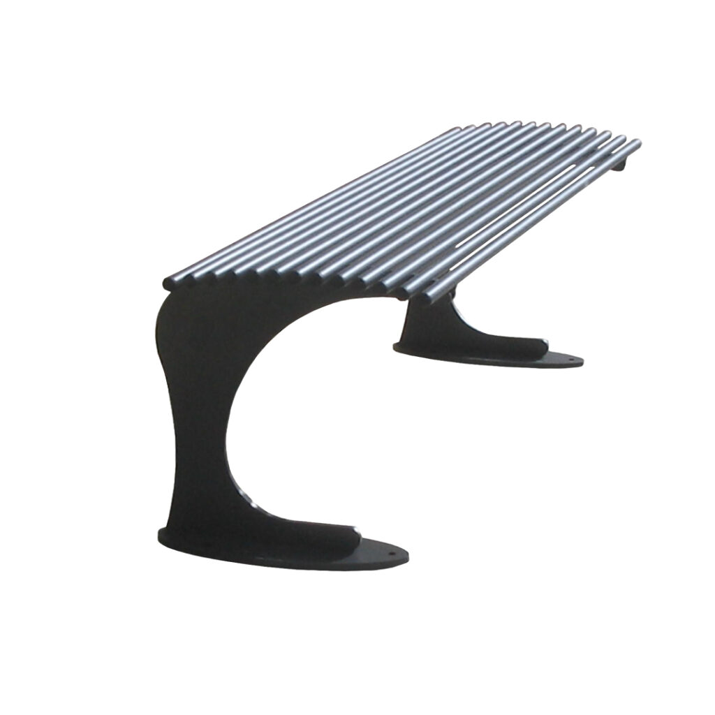 Panchina in acciaio senza schienale - edfa437