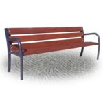 Panchina in legno esotico - EDFA446