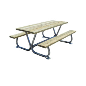 Set pic nic in legno e acciaio - edfa463 1 Edfa463
