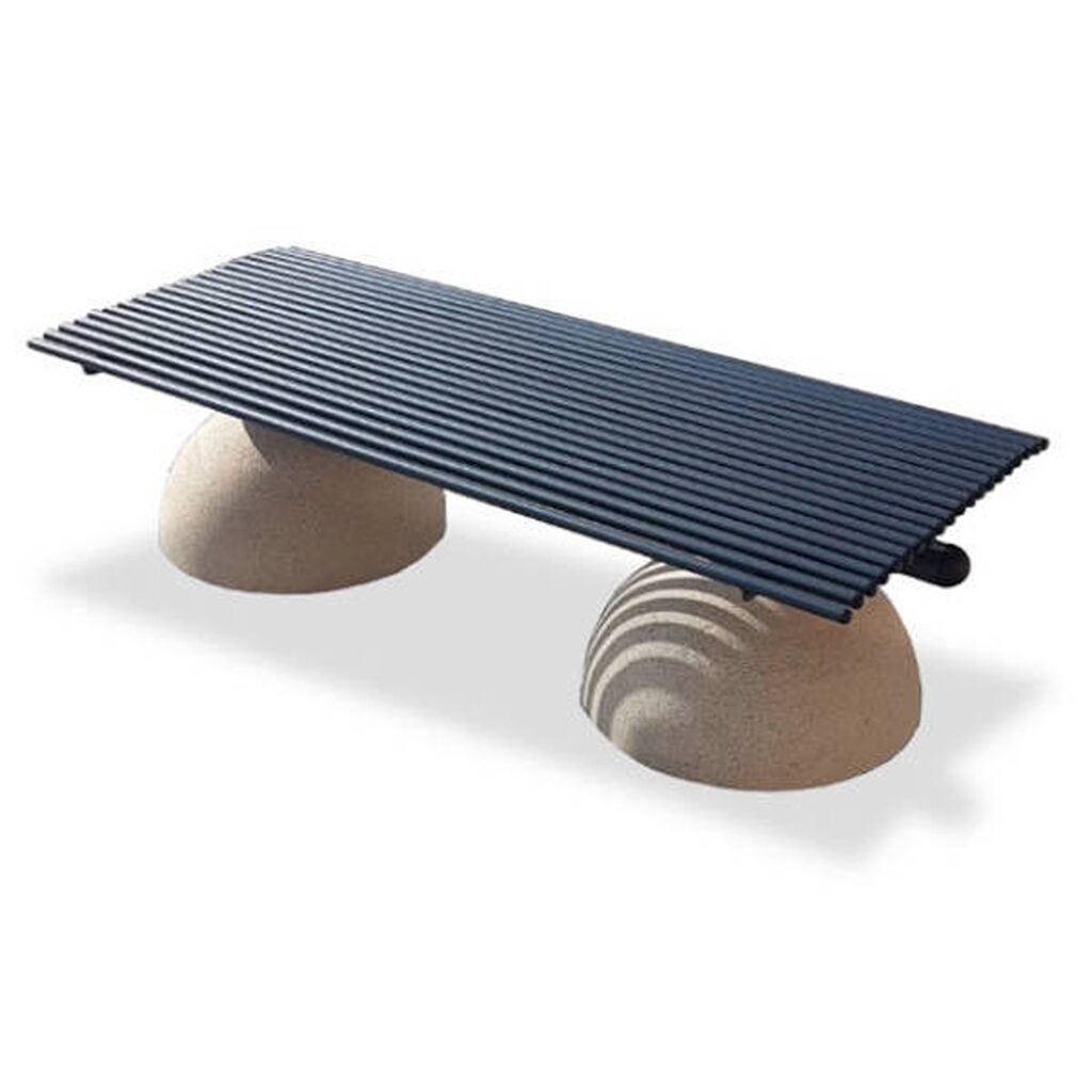 Panchina senza schienale con base in cls - edfa471ss