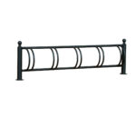 Portabici verticale con supporti laterali decorati - EDFB304ST