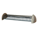 Portabici 260 cm con supporti laterali in CLS - EDFB309260