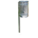 Cestino con predisposizione per attacco a palo - EDFC102AP