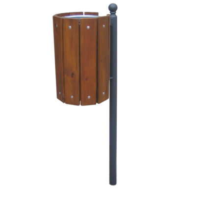 Cestino in legno tinto  noce