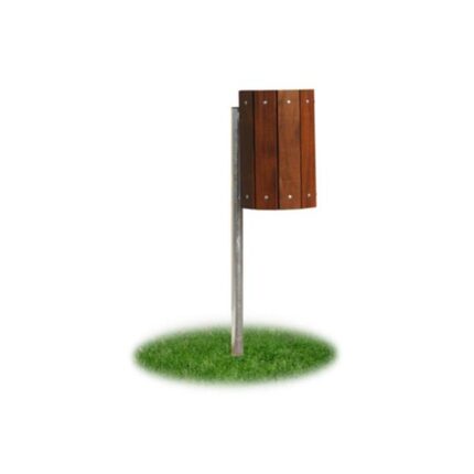 Cestino in legno esotico