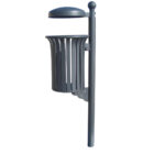 Cestino su palo con tettuccio - EDFC110CS