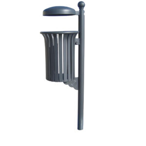 Cestino su palo con tettuccio - edfc110cs 1 Edfc110cs