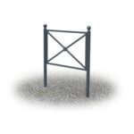 Transenna con sistema amovibile lucchettabile - EDFT213RIM