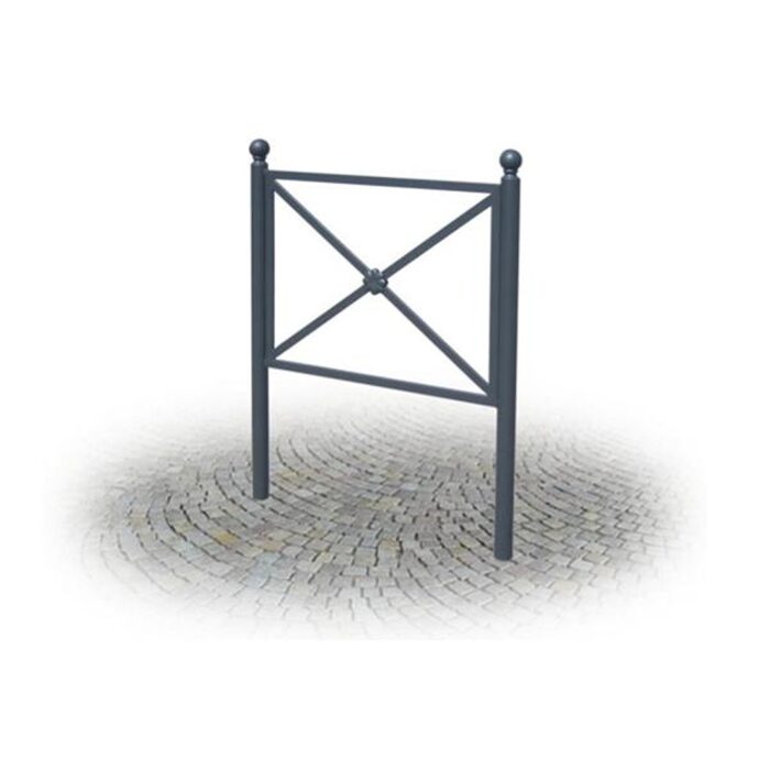 Transenna con sistema amovibile lucchettabile - edft213rim