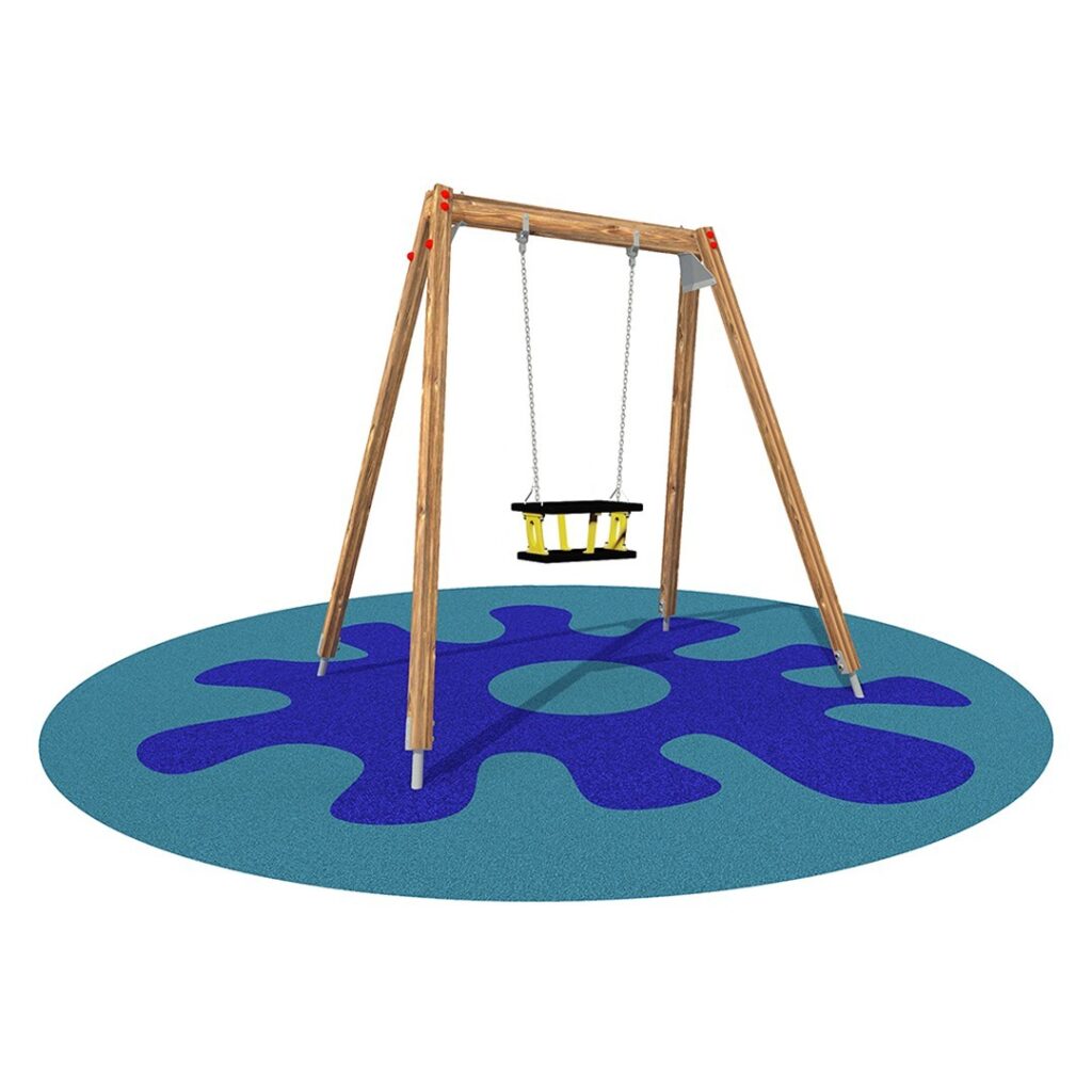 Altalena 1 posto con gabbia - gpg1005g