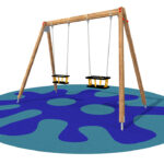 Altalena 2 posti con gabbia - EPG1006G