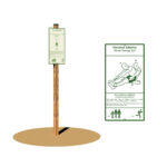 Attrezzo fitness: flessioni del tronco con cartello - EPG2111CART