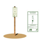 Attrezzo fitness: circonduzione del bacino con cartello - EPG2113CART