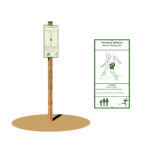 Attrezzo fitness: slalom h 150 con cartello - - EPG2114CART