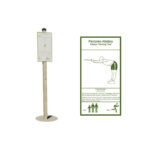 Attrezzo fitness: streching con cartello - EPG2127CART