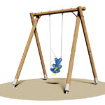 Altalena 1 posti con orsetto - EPG502D