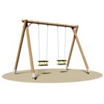 Altalena 2 posti con gabbia - EPG506G