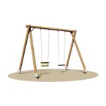 Altalena 2 posti con gabbia e tavoletta - EPG506PG