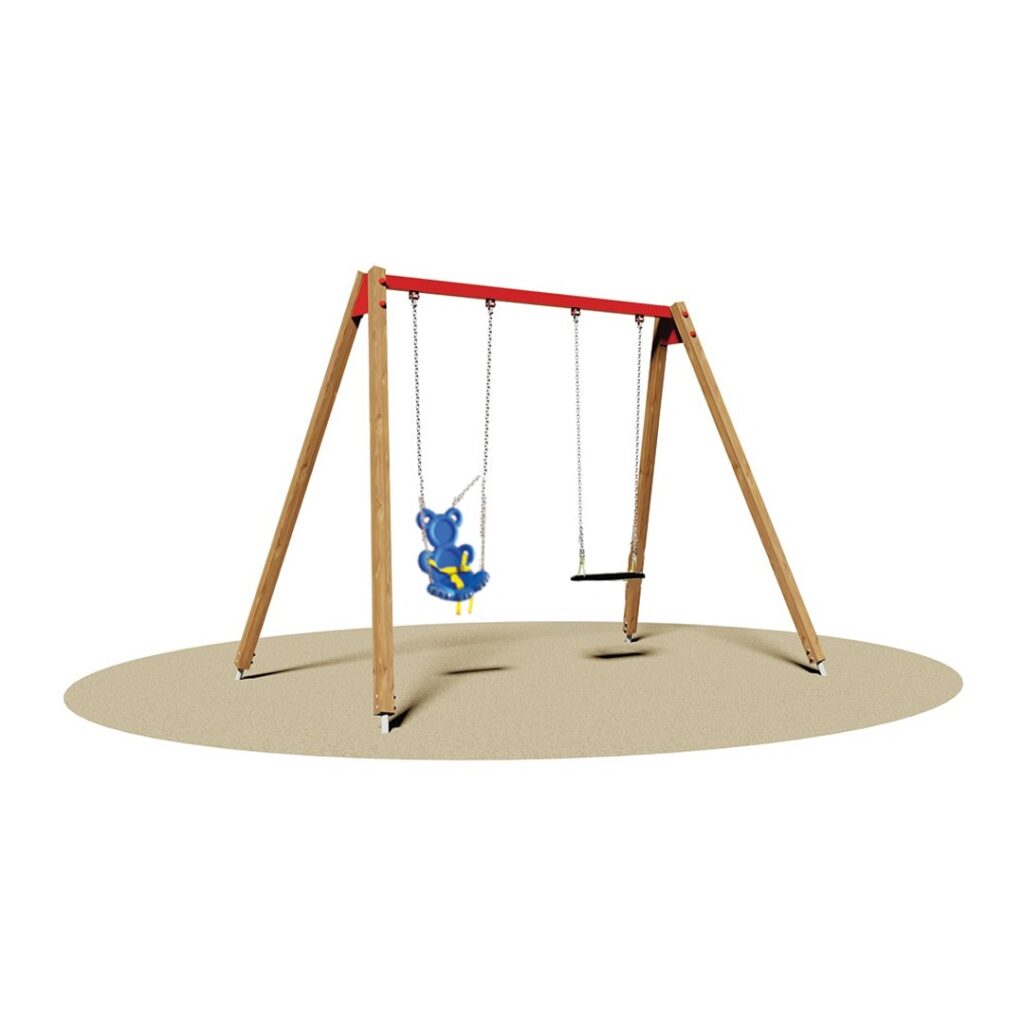 Altalena 2 posti con tavoletta e orsetto - gpg856pd