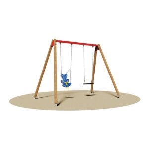 Altalena 2 posti con tavoletta e orsetto - epg856pd 1 Epg856pd