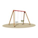 Altalena 2 posti con gabbia e tavoletta - EPG856PG