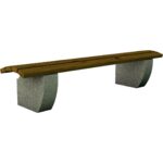 Panchina bifacciale senza schienale - ETLI306202