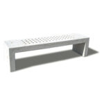 Panchina da 200 cm con fori - EUUPA178BP