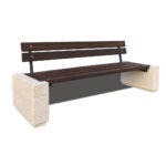 Panchina con schienale - EUUPA278BP