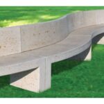 Panchina concava con schienale - EUUPS303BP