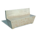 Panchina da 150 trapezoidale con schienale - EUURN303BP