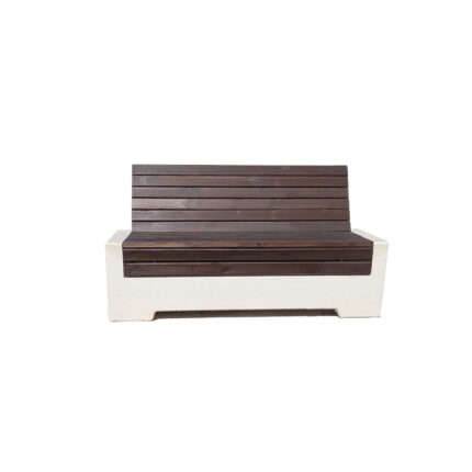 Panchina da 150 cm con schienale - EUURN908BP
