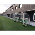 Panchina 11 posti policarbonato trasparente - EVV6294