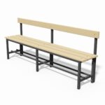 Panca con seduta e schienale 2 mt - EVV9008