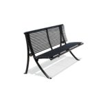 Panchina con tubolari di acciaio zincato - ECD1130