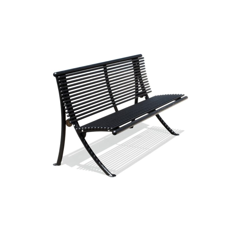 Panchina con tubolari di acciaio zincato - ecd1130