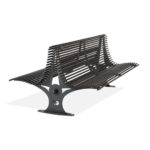 Panchina doppia in acciaio - ECD1131