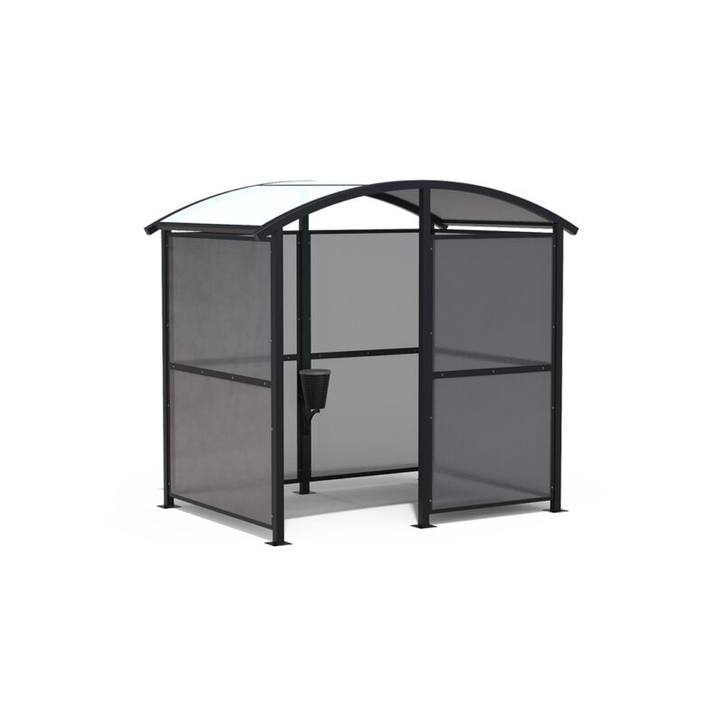 Pensilina in acciaio per fumatori - ecd436