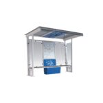 Pensilina con pannello fotovoltaico e bacheca - ECDD818SB