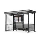 Pensilina in acciaio - ECDG306